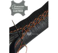 Per VW POLO III 1994-2002 Copri Volante In Pelle Perforata Azzurra E Nera