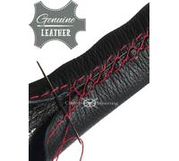 Per VW POLO III 1994-2002 Copri Volante In Pelle Perforata Azzurra E Nera