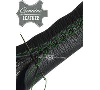 Per VW POLO III 1994-2002 Copri Volante In Pelle Perforata Azzurra E Nera