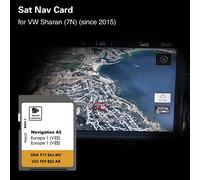 per VW Sharan 7N dal 2015 Aggiornamento AS V22 Mappa Sistema GPS Navigazione Scheda SD da 32 GB