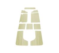 Per VW T2 BUS SET PANNELLI LATERALI INTERNI 10 PEZZI CREMA / 06-1967 - 07 -19...