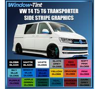 Per VW T4 T5 T6 Transporter Camper Striscia Laterale Decalcomania Grafiche Set