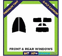 Per VW Taos 2022+ Finestra Tinta In Carbonio Pre Tagliata Full Premium 2-ply HP+