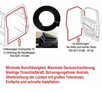 Per VW Transporter T5 Set Guarnizioni 2x Guarnizione Portiera 1x