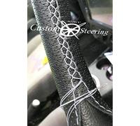 Per VW Transporter T6 2015-2018 Grana & Perforata Copertura Del Volante IN Pelle