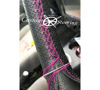 Per VW Transporter T6 2015-2018 Grana & Perforata Copertura Del Volante IN Pelle