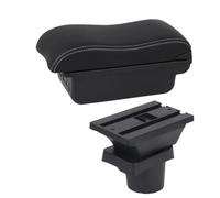 Per VW UP Per Skoda Per Citigo Per Seat Per Mii Bracciolo Per Scatola Portaoggetti Per Bracciolo Console Dedicati Per Retrofit Auto Centrale Bracciolo(B white line 3USB)