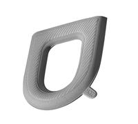 per WC impermeabile - Imbottitura in EVA, copertura morbida del coperchio, tappetino per WC, sedile ergonomico imbottito con manico collegato per comfort e leggerezza, per bambini
