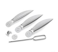 Per Weber 7444 Kit di pulizia One Touch 22 1/2 pollici per griglie a carbone con componenti in metallo e facile manutenzione