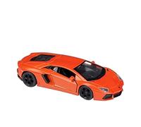 PER: Welly 1:36 Lamborghini AVENTADOR-LP700-4 die-cast in metallo modello di auto giocattolo in lega modello di auto giocattolo con funzione di tirare indietro(B)