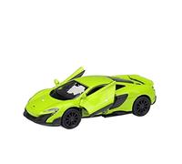 PER: WELLY 1:36 MCLAREN 675LT Coupé Sport Car Simulator Metallo Tirare Indietro Modello di Auto Auto Pressofuso In Lega Giocattolo for Bambini Auto Regalo(Green)