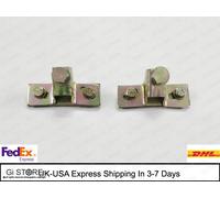 PER WILLYS 41-64 MB, GPW, CJ-2A, 3A JEEP SUPPORTO PERNO PARABREZZA + PIASTRA