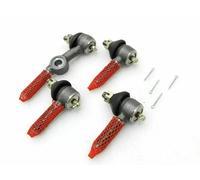 Per Willys CJ2A CJ3B Mahindra Jeep Cravatta di Sterzo Asta Taglio Kit Set 4 Dx