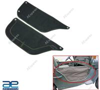 Per Willys Jeeps CJ-3B Tela 2 Pezzi Porte Laterali Con Kin-Dot's Verde AEs