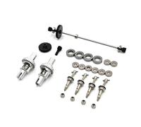 Per WLtoys 1/28 284131 K969 K979 K989 K999 P929 P939 Ingranaggio Aggiornamento In Metallo Cuscinetto Albero Motore Differenziale Accessori Riparazioni Auto RC Parti Rc(Silver)