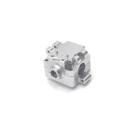 Per WLtoys 1/28 284131 K969 K979 K989 K999 P929 P939 Ricambi Auto RC Con Cambio Anteriore E Posteriore In Metallo Parti Di Auto Rc(Silver)