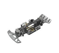 Per WLtoys 1/28 284131 K969 K979 K989 K999 Telaio Modificato In Metallo Con Per Passo 98 Mm-102 Mm Ricambi Per Auto RC RC Cingolato Telaio(Dark Grey)