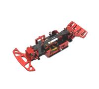 Per WLtoys 1/28 284131 K969 K979 K989 K999 Telaio Modificato In Metallo Con Per Passo 98 Mm-102 Mm Ricambi Per Auto RC RC Cingolato Telaio(Red)
