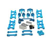 Per WLtoys 124007 124017 144001 144002 Per RIaarIo XDKJ-001 006 AM-X12 Metallo Forcelloni Coppe Sterzo Set RC Ricambi Auto Accessori Accessori auto RC(Blue)