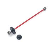 Per WLtoys 124010 124007 124016 124017 124018 124019 1/12 Gruppo Albero Trasmissione Centrale In Metallo 27T Ingranaggio Motore Ricambi Per Auto RC Parti Aggiornamento RC(Red)