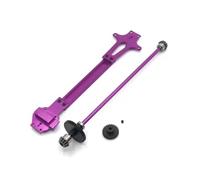 Per WLtoys 124016 124017 124018 124019 1/12 Metallo Secondo Piano Lastra Albero Trasmissione Centrale RC Auto Aggiornamenti Riparazioni Sostituzioni Parti Parti Di Auto Rc(Purple)