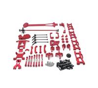 Per WLtoys 124016 124017 124018 124019 1/12 Per Forcellone Blocco Sterzo Collegamento Paraurti Anteriore Albero Motore Ingranaggio Motore RC Parti Automobili Coppa dello sterzo RC