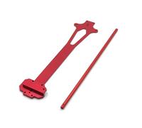 Per WLtoys 124016 124017 124018 124019 1/12 Piastra Del Secondo Piano In Metallo Albero Di Trasmissione Centrale Parti Di Aggiornamento Per Auto RC RC Ricambi Parti(Red)