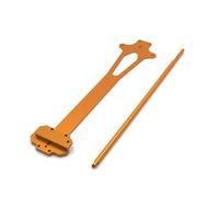 Per WLtoys 124016 124017 124018 124019 1/12 Piastra Del Secondo Piano In Metallo Albero Di Trasmissione Centrale Parti Di Aggiornamento Per Auto RC RC Ricambi Parti(Yellow)