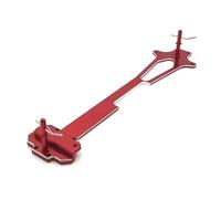 Per WLtoys 124017 124016 124018 124019 1/12 Lastra Per Secondo Piano In Metallo RC Per Auto Da Per Corsa Accessori Per L'aggiornamento E Il Rimontaggio RC Cingolato Telaio(Red)