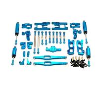 Per WLtoys 12427 12428A 12428B C 12423 FY01 02 03 1/12 Braccio Oscillante Tazza Sterzo Collegamento Sterzo MetalloTorre Ammortizzatori Auto RC Ammortizzatore RC(Blue)