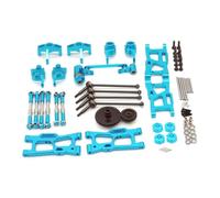 Per Wltoys 144001 124016 124017 124019 124018 Set Di Bielle In Metallo RC Auto Telecomandata 4MD Accessori Aggiornamenti Sostituzione Uso Rc Asta di Trazione(Blue)