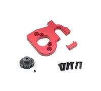 Per Wltoys 144001 124019 124018 Supporto Motore Per Auto RC Con Ingranaggio Ricambi Accessori Di Aggiornamento Parti Modificate Rc(Red)