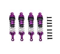 Per Wltoys 144001 144002 144010 124007 124008 124016 124017 124018 124019 4 Pezzi Ammortizzatore In Metallo RC Auto Aggiornamenti Parti RC Ammortizzatore(Purple)