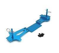Per Wltoys 144001 144002 144010 144016 144018 Per RIaarIo 1/14 RC Auto Parti Di Aggiornamento Piastra In Metallo Secondo Piano Con Supporto Per Corpo RC Modifiche(Blue)
