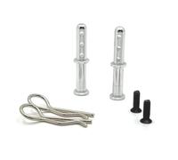 Per Wltoys 144001 144010 144016 124016 124017 124018 124019 Per RIaarIo 1/12 1/14 RC Auto Parti Di Aggiornamento Corpo In Metallo Montaggio Post Shell Colonna RC Modifiche(Silver)