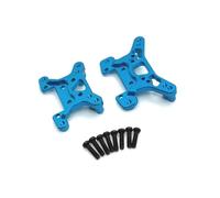 Per Wltoys 144001 144010 144016 144018 124017 124019 124007 124008 124010 Piastra Della Torre Degli Ammortizzatori Anteriore Posteriore Metallo Auto RC Ricambio Parti Aggiornamento RC(Blue)