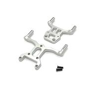 Per WLtoys 144018 1/14 Accessori Auto Telecomandate Parti Metallo L'aggiornamento Dei Pilastri Anteriori Posteriori Del Guscio Accessorio Modello Parti Modifiche RC(Silver)