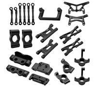 Per WLtoys 244016 Per Losi Micro B/T 1/24 Sterzo C Mozzi Bracci Sospensione Paratia Rc Auto Aggiornamenti Parti Coppa dello sterzo RC