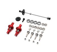 Per Wltoys 284131 284010 K969 K979 K989 K999 P929 P939 1/28 RC Auto Aggiornamenti Parti Di Motore In Metallo Albero Di Guida Ingranaggio Differenziale Cuscinetto Set RC Modifiche(Red)