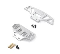Per Wltoys 284131 K969 K979 K989 K999 P929 Per MINI-Q RC01 1/28 Paraurti Anteriore Posteriore In Metallo RC Car Upgrade Parts Accessori Accessorio Per Auto RC(Silver)
