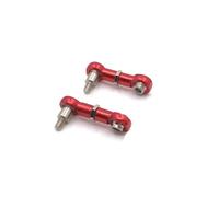 Per Wltoys 284131 K969 K979 K989 P929 P939 1/28 Tirante Dello Sterzo Metallo RC Auto Veicolo Cingolato Parti Accessori Sostituzione Aggiornamento Uso Accessorio Per Auto RC(Red)