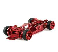 Per Wltoys 284131 K969 K989 Per MINI-Q Metallo 1/28 4X4 Telaio Per Auto RC Attrezzatura Per Modifiche Corsa Alla Deriva Accessori RC Modifiche(Red)