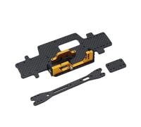 Per Wltoys K989 K969 284131 284010 284161 1/28 RC Remote Control Car Per Universal PO Accessori In Fibra Di Carbonio Per Telaio Accessorio Per Auto RC(Yellow)