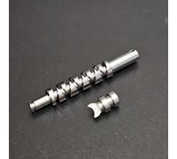 Per WOLF e per Cyclone Baitcasting Reel Parts Twist Albero con Mezza Luna Pin per Worm Track e Funzione (torsioni albero + perno)