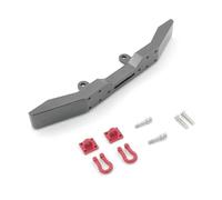 Per WPL B14 B24 B16 B36 Q60 Q61 Q62 1/16 Paraurti Anteriore In Metallo Con Gancio Di Traino RC Car Upgrade Parts Accessori RC Ricambi Accessori(Gray)