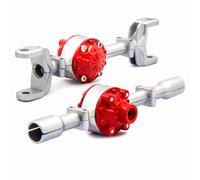 Per WPL B24 B24 C24 RC Car Accessories Camion Veicolo In Metallo Robusto Ricambio Per Pickup Aggiornamento Cambio Ponte Asse Parte Di Ricambio Assale RC(Silver)
