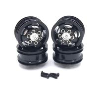 Per WPL C14 C24 B14 B16 B24 B36 Per HengLong Per FeiYu Per JJRC Aggiorna Mozzo Ruota In Metallo Ricambi Auto RC Accessori RC(Black)