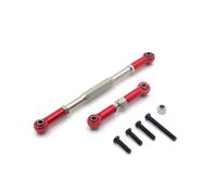 Per WPL C14 C24 B14 B16 B24 B36 Per HengLong Per FeiYu Per JJRC Asta Di Sterzo Dell'asse Anteriore In Metallo Ricambi E Accessori Per Auto RC Aggiornamenti Sostituzione Accessorio Per Auto RC(Red)