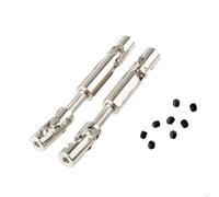 Per WPL C14 C24 B14 B16 B24 B36 Per MN D90 D91 D96 99S Per HengLong Per JJRC Per FeiYu Metallo Albero Trasmissione RC Parti Automobili Aggiornamento Ricambi Crawler RC(Silver)