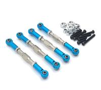Per WPL Per MN Per FeiYu Per HengLong Per JJRC C14 C24 B14 B24 D90 D91 D96 99S Aggiornamento In Metallo 4PCS Tirante Regolabile RC Parti Automobili RC Componenti(BLUE)